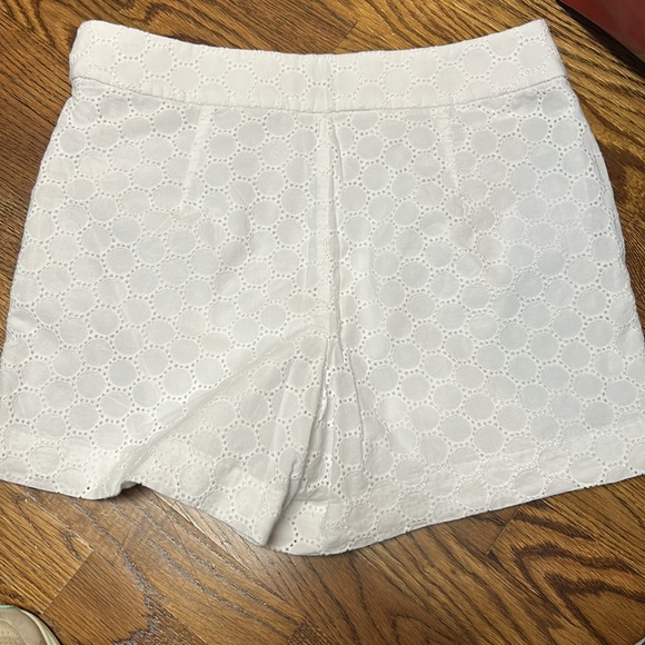 J Crew Eyelet short 4” side zip - Picture 2 of 2
